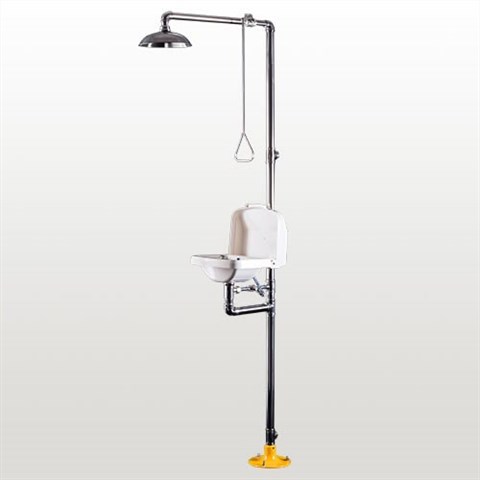 翻蓋防塵（ABS盆）復合式緊急沖淋洗眼器BH30-2010